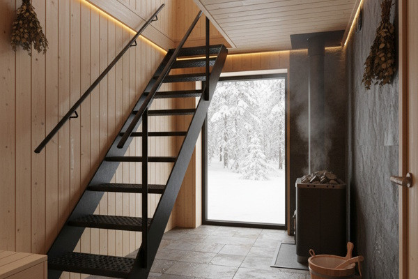 Лестницы в баню